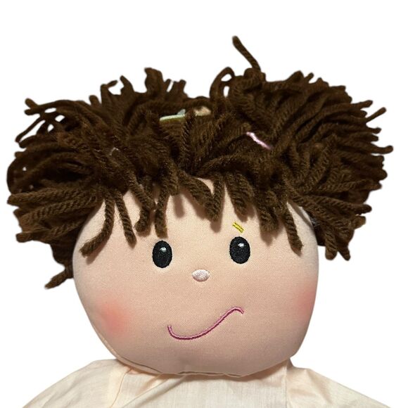 Pawsenclaws & Co Teenees Plush Girl Rag Doll 18” Brown Hair UNSTUFFED NWOT - Picture 2 of 6